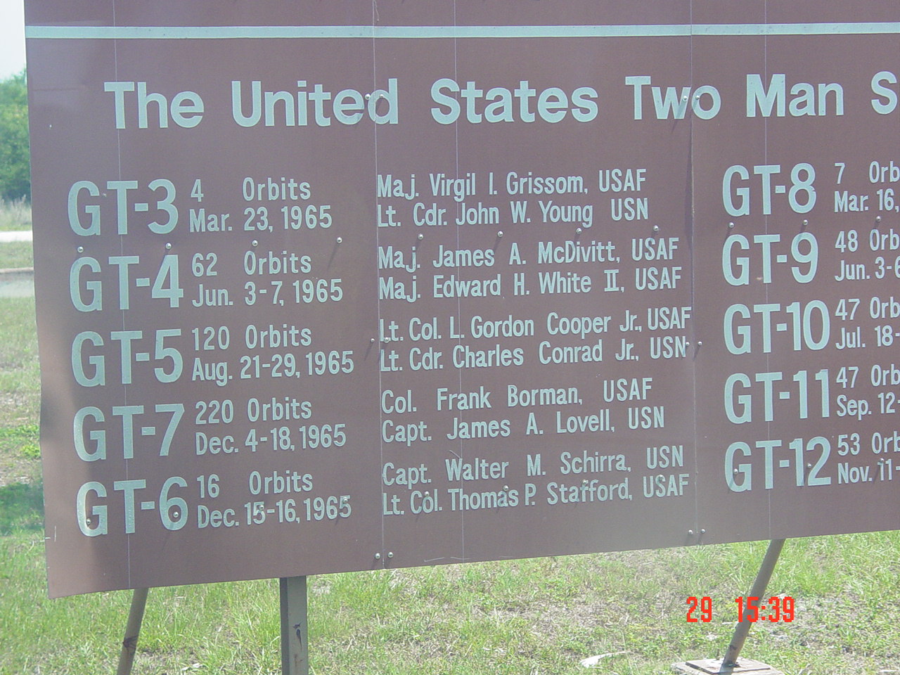 Gemini Titan launch pads